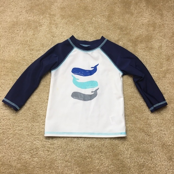 Cat & Jack Long Sleeve Rashguard 6-9 Months - Picture 1 of 5